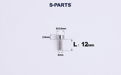 SPARTS M3 L6-20 Classic Button Head Titanium Color Titanium Bolt