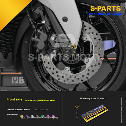 SPARTS Titanium Bolt Set for 2023 XMAX300 | Yamaha Motorcycle Titanium Bolt Upgrade
