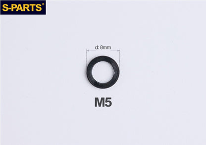 S-PARTS M3 / M4 / M5 / M6 / M8 / M10 / M12 TC4 Titanium Flat Washers forMotorcycles & Bicycles