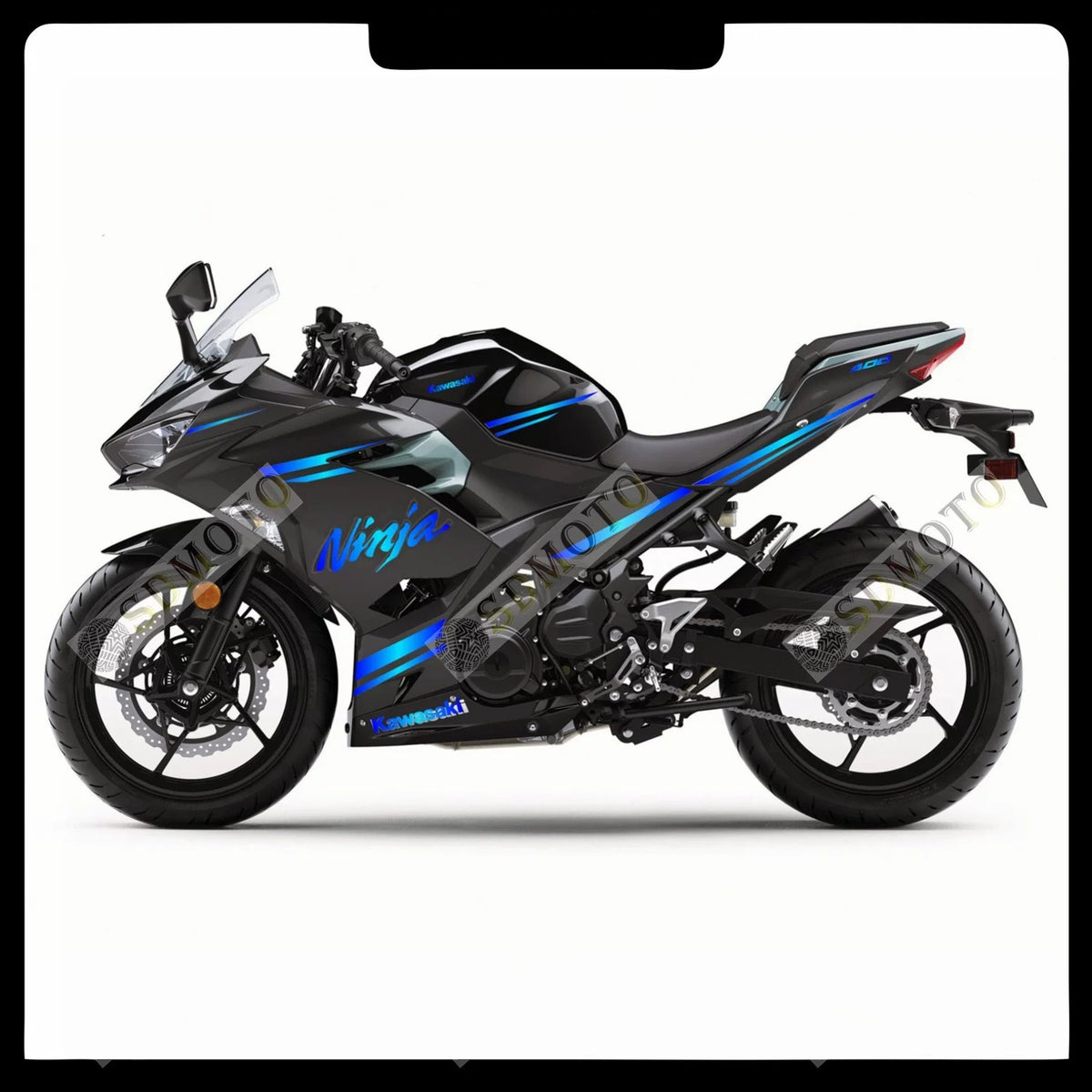 Kawasaki Ninja 400 ZX-4R Full Body Decals Waterproof Motorcycle Graphics Stickers