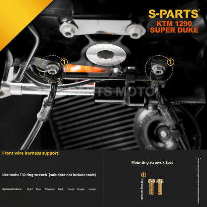 SPARTS Titanium Alloy Fasteners Compatible with KTM Super Duke 1290