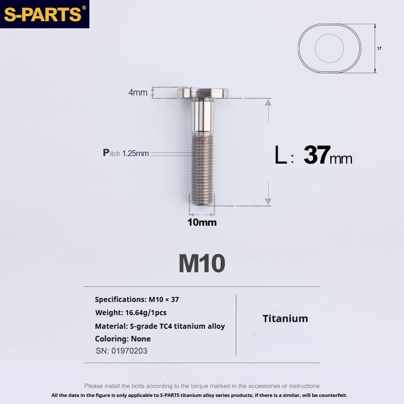 SPARTS Titanium Rear Sprocket Fixing Bolts for KTM 1290 ADV – Custom Upgrade Kit