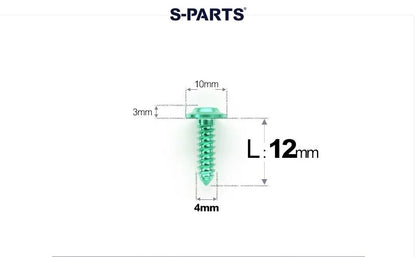 SPARTS M4 Titanium Self-Tapping Screws for Motorcycles