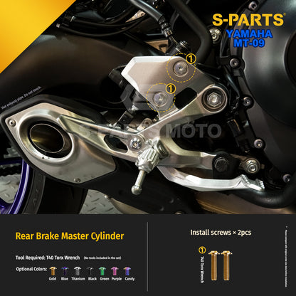 SPARTS Titanium Bolt Kit | TC4 Grade for  Yamaha MT-09 Motorcycle Fasteners