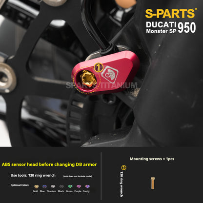 SPARTS Titanium Bolt Kit for Ducati New Monster SP 950 – CNC Titanium Upgrade Kit