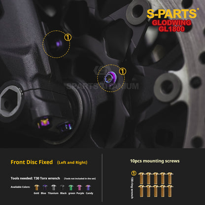 SPARTS Titanium Bolt Kit | Titanium for Honda Gold Wing GL1800 Motorcycle