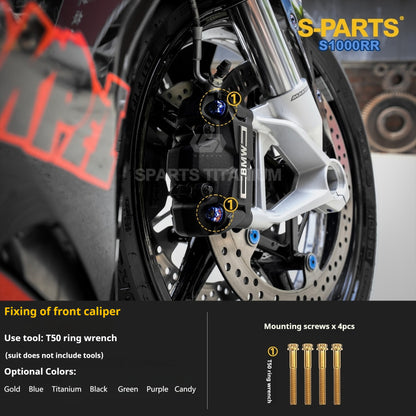 SPARTS | BMW S1000RR Titanium Bolt Upgrade Kit