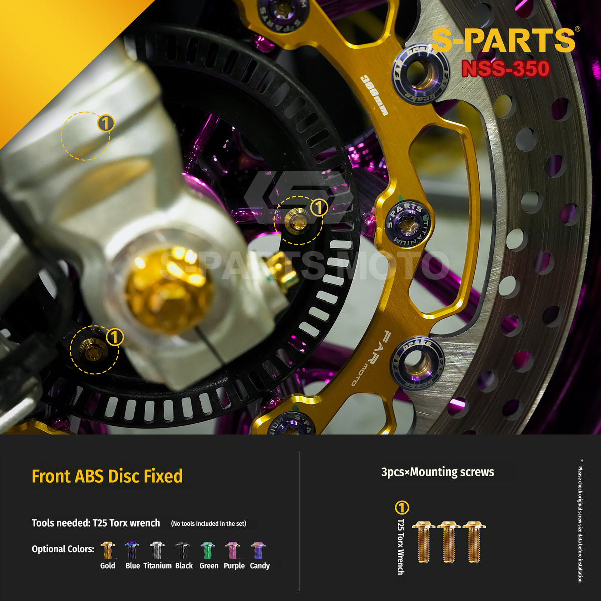 SPARTS Titanium Bolt Kit for Honda Forza NSS350 – Motorcycle Upgrade Fasteners