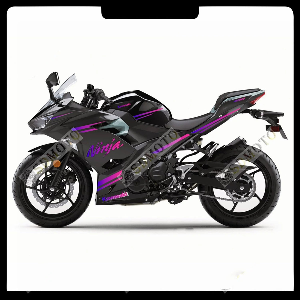 Kawasaki Ninja 400 ZX-4R Full Body Decals Waterproof Motorcycle Graphics Stickers