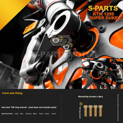 SPARTS Titanium Alloy Fasteners Compatible with KTM Super Duke 1290