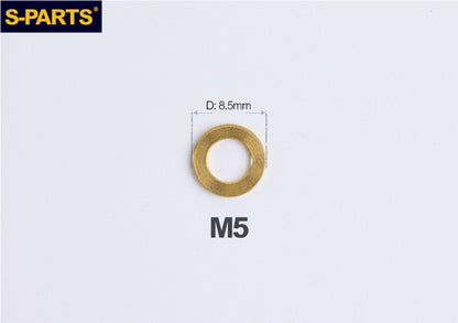 S-PARTS M3 / M4 / M5 / M6 / M8 / M10 / M12 TC4 Titanium Flat Washers forMotorcycles & Bicycles