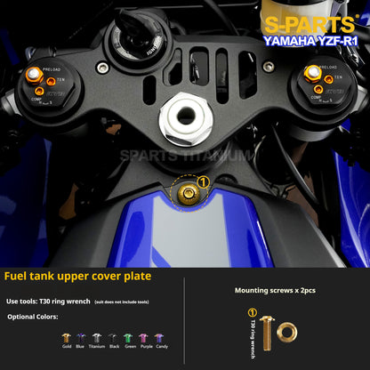 SPARTS TC4 Titanium Bolt Kit for Yamaha YZF-R1 | Motorcycle Titanium Bolt Upgrade
