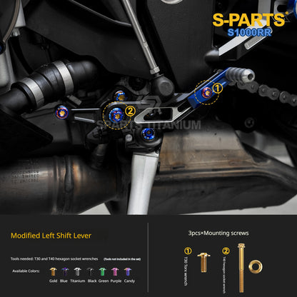 S-PARTS Titanium Bolts Kit for BMW S1000RR M Version