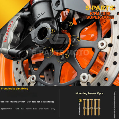 SPARTS Titanium Alloy Fasteners Compatible with KTM Super Duke 1290