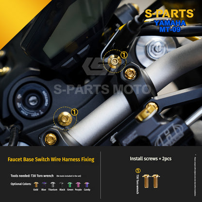 SPARTS Titanium Bolt Kit | TC4 Grade for  Yamaha MT-09 Motorcycle Fasteners
