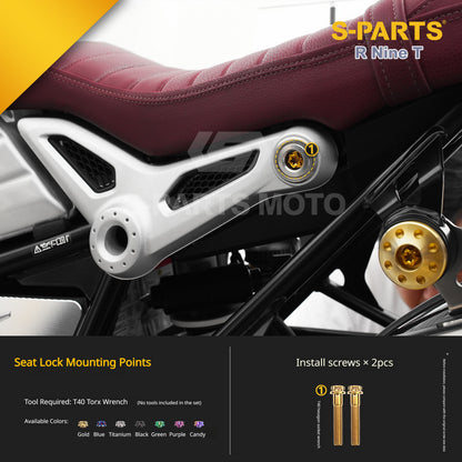 S-parts Titanium Bodywork, Frame & Styling Bolts Kit for BMW R 1250 GS Adventure