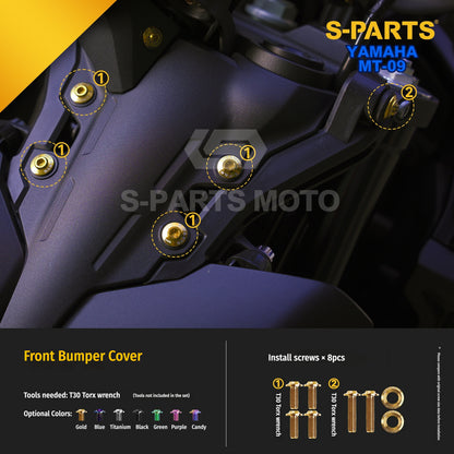 SPARTS Titanium Bolt Kit | TC4 Grade for  Yamaha MT-09 Motorcycle Fasteners