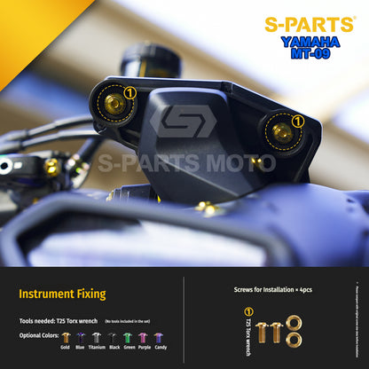 SPARTS Titanium Bolt Kit | TC4 Grade for  Yamaha MT-09 Motorcycle Fasteners