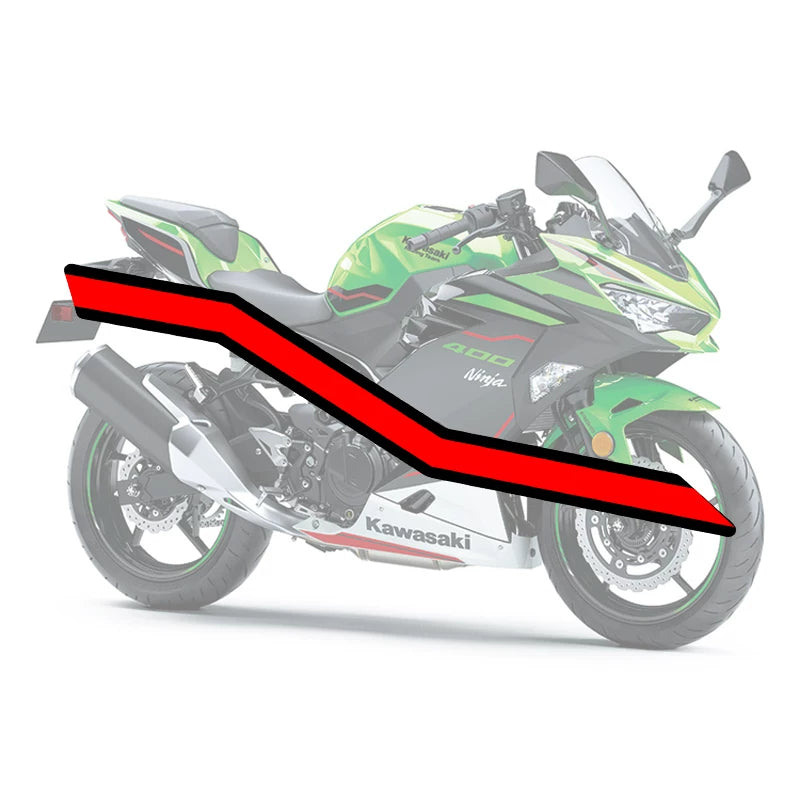 Kawasaki Ninja 400 2018-2022 Full Motorcycle Graphic Decal Kit Fairing Stickers