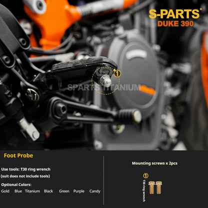 SPARTS KTM Duke 390 Full Bike Titanium Bolt Kit | Premium TC4 Motorcycle Fasteners