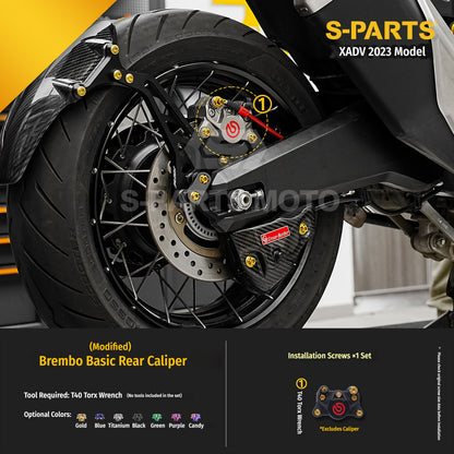 SPARTS  Titanium Alloy  Upgrade Bolt Set for Honda XADV 750 2023 Motorcycle