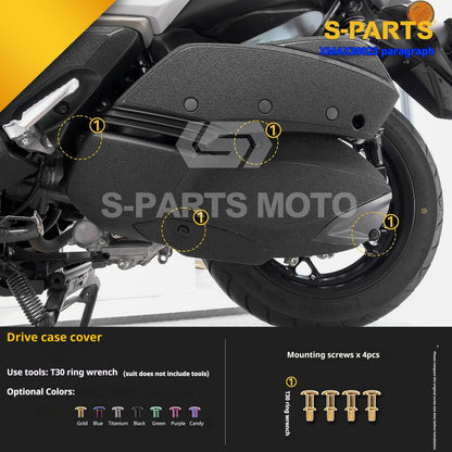 SPARTS Titanium Bolt Set for 2023 XMAX300 | Yamaha Motorcycle Titanium Bolt Upgrade