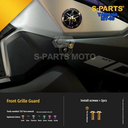 SPARTS Titanium Bolt Kit | TC4 Grade for  Yamaha MT-09 Motorcycle Fasteners