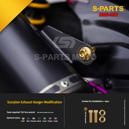 SPARTS Titanium Bolt Kit for Honda Forza NSS350 – Motorcycle Upgrade Fasteners