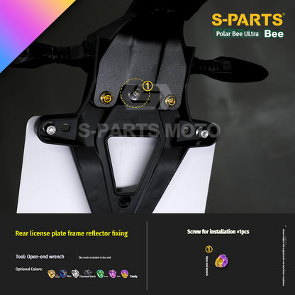 SPARTS Titanium Bolt Kit for Ultra Bee | Full Motorcycle Upgrade Set
