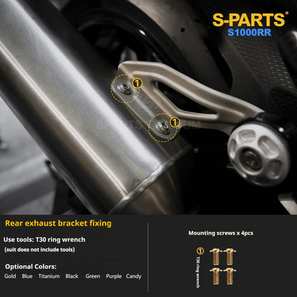 SPARTS | BMW S1000RR Titanium Bolt Upgrade Kit