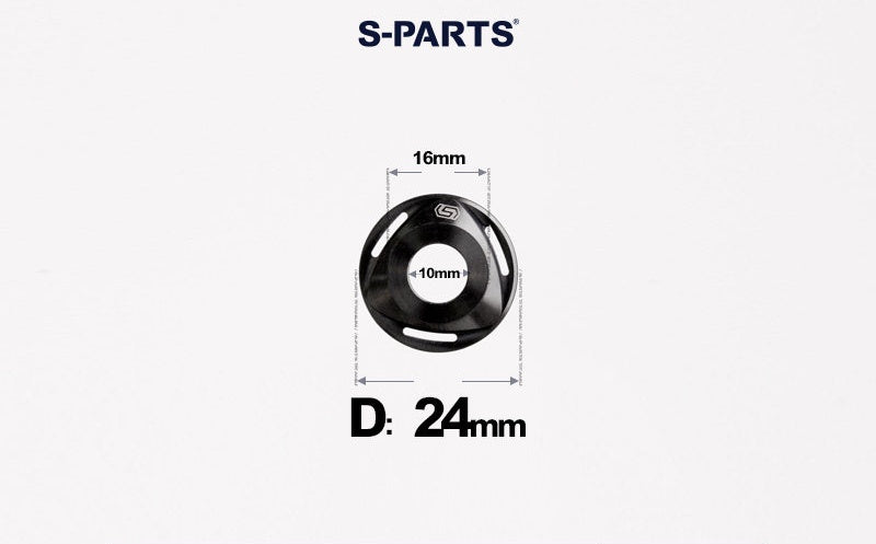 SPARTS M6/M8/M10 Titanium Rotor Washers – Electric & Motorcycle Upgrade