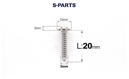 SPARTS Button Head M5×L10-35 Titanium Screws Self-Tapping Bolt