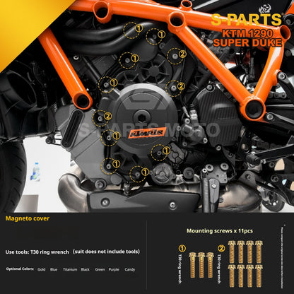 SPARTS Titanium Alloy Fasteners Compatible with KTM Super Duke 1290