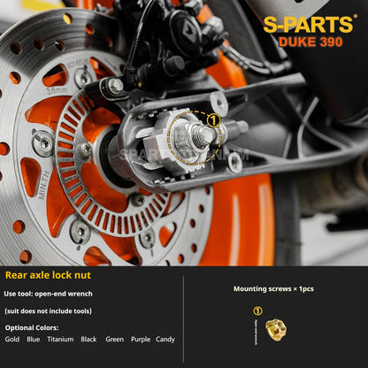 SPARTS KTM Duke 390 Full Bike Titanium Bolt Kit | Premium TC4 Motorcycle Fasteners
