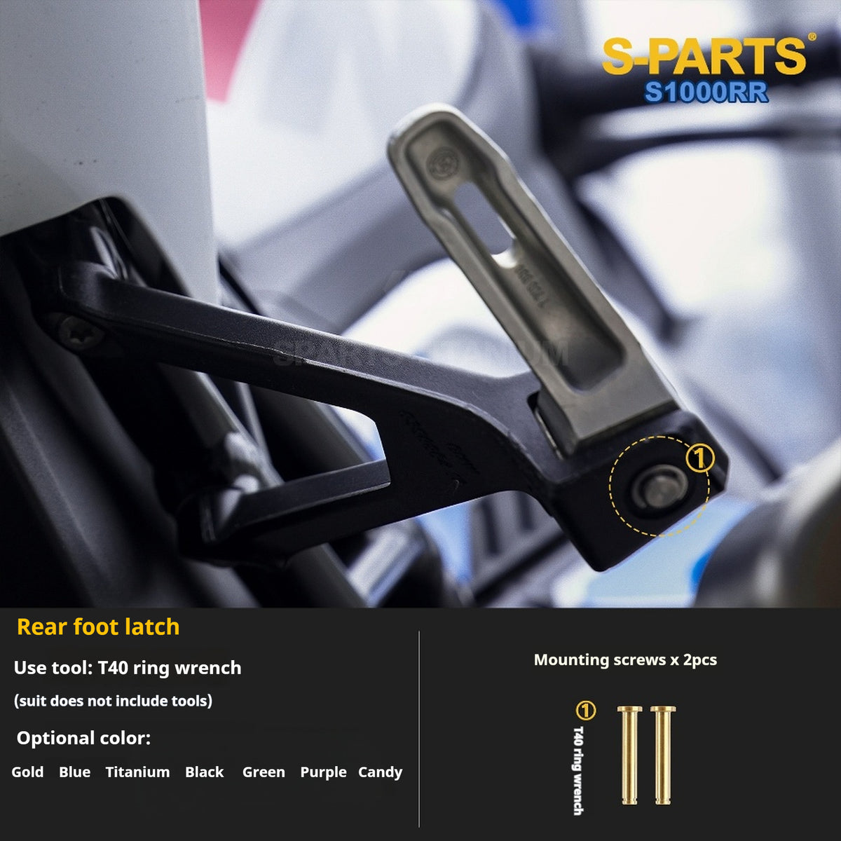 SPARTS | BMW S1000RR Titanium Bolt Upgrade Kit