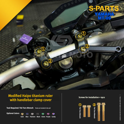 SPARTS Titanium Bolt Kit | TC4 Grade for  Yamaha MT-09 Motorcycle Fasteners