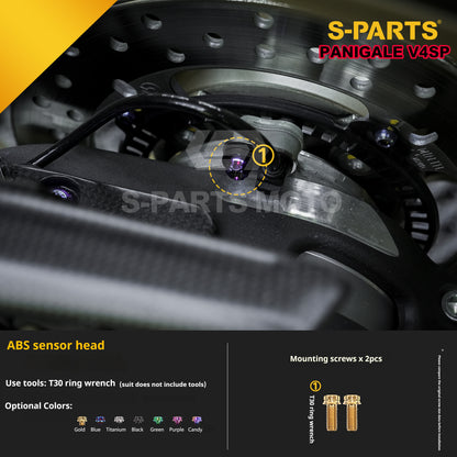 SPARTS TC4 Titanium Bolt Kit for Ducati Panigale V4SP Motorcycle