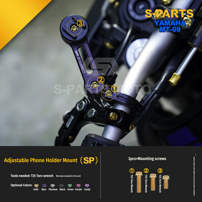 SPARTS Titanium Bolt Kit | TC4 Grade for  Yamaha MT-09 Motorcycle Fasteners