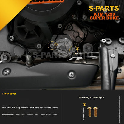 SPARTS Titanium Alloy Fasteners Compatible with KTM Super Duke 1290