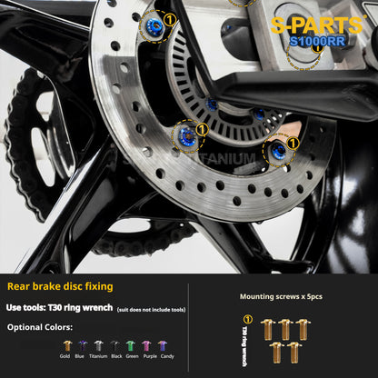 SPARTS | BMW S1000RR Titanium Bolt Upgrade Kit