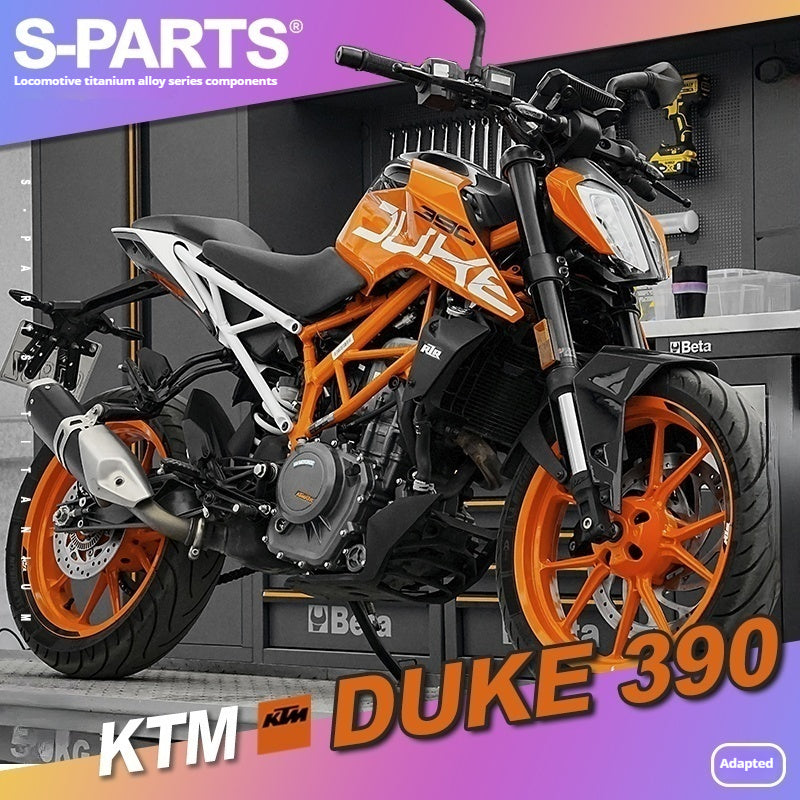 SPARTS KTM Duke 390 Full Bike Titanium Bolt Kit | Premium TC4 Motorcycle Fasteners