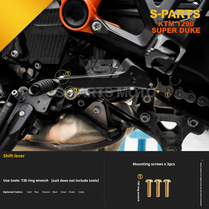 SPARTS Titanium Alloy Fasteners Compatible with KTM Super Duke 1290