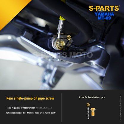 SPARTS Titanium Bolt Kit | TC4 Grade for  Yamaha MT-09 Motorcycle Fasteners