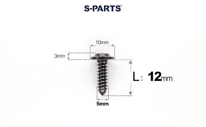 SPARTS Button Head M5×L10-35 Titanium Screws Self-Tapping Bolt