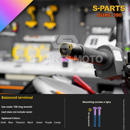 SPARTS KTM Duke 390 Full Bike Titanium Bolt Kit | Premium TC4 Motorcycle Fasteners