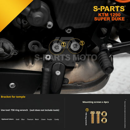 SPARTS Titanium Alloy Fasteners Compatible with KTM Super Duke 1290
