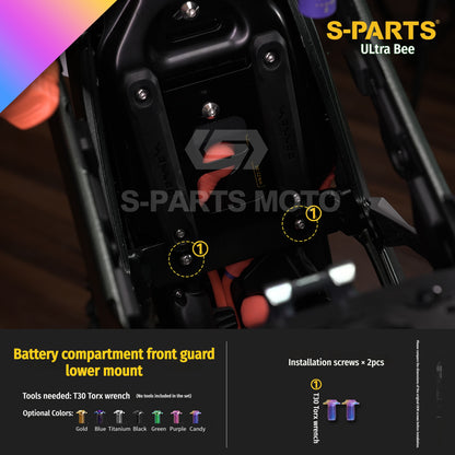 SPARTS Titanium Bolt Kit for Ultra Bee | Full Motorcycle Upgrade Set