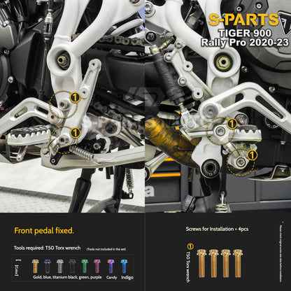 SPARTS Triumph Tiger 900 Rally Pro (2020–2023) Motorcycle Modified Titanium Alloy Bolts