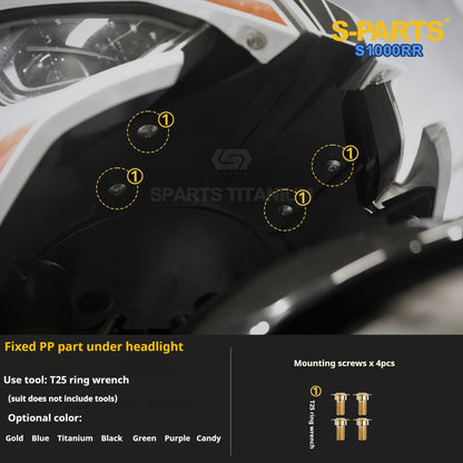 SPARTS | BMW S1000RR Titanium Bolt Upgrade Kit
