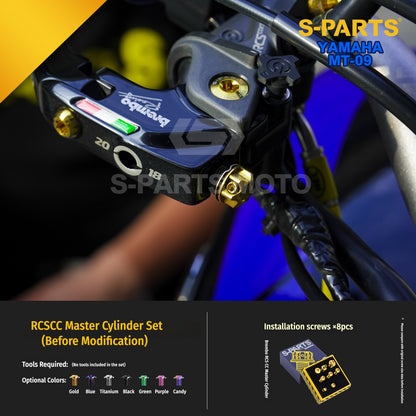 SPARTS Titanium Bolt Kit | TC4 Grade for  Yamaha MT-09 Motorcycle Fasteners